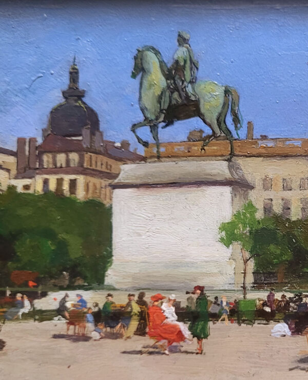 huile-sur-panneau-lyon-la-place-bellecour-par-andre-devambez-2