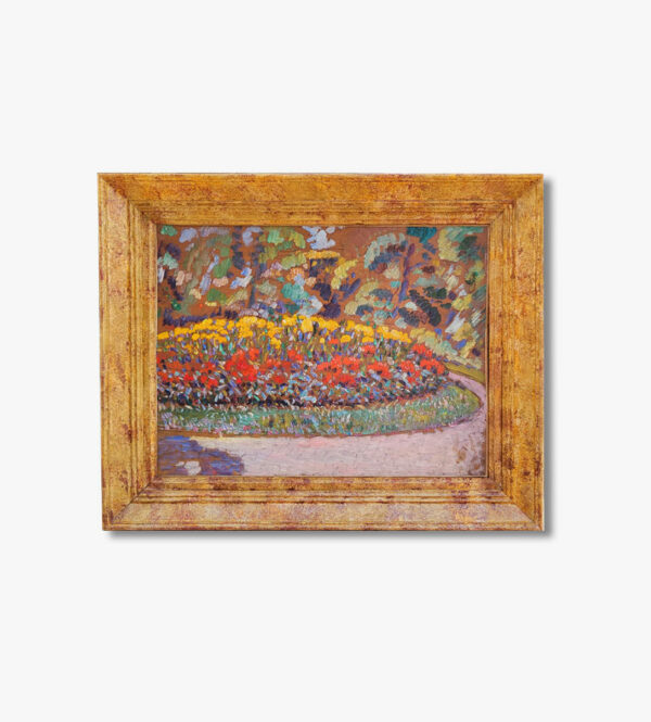 huile-sur-panneau-jardin-ensoleille-par-augustin-carrera