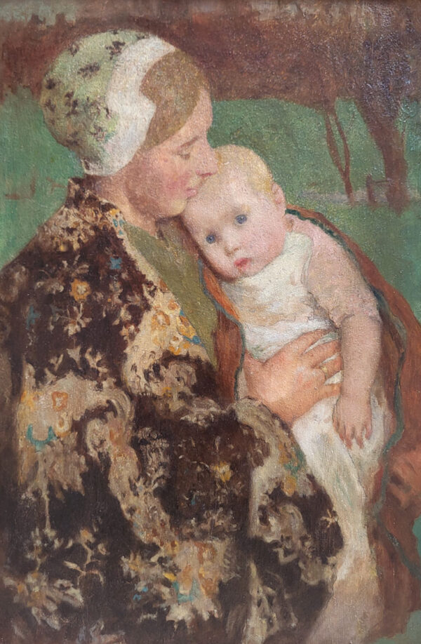 huile-sur-toile-mere-et-enfant-gari-melchers-1